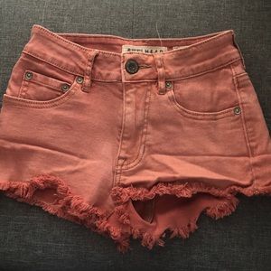 Bullhead orange shorts